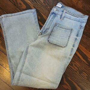 Kensie Blue Straight Jeans Classic Style